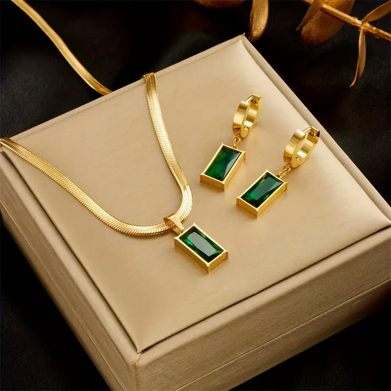 Lunara™ | Gouden sieradenset