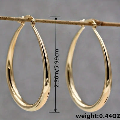 Elegante gouden oorbellen