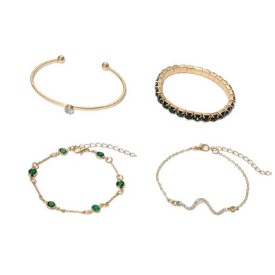 Zoey ™ | Gouden Armbandenset