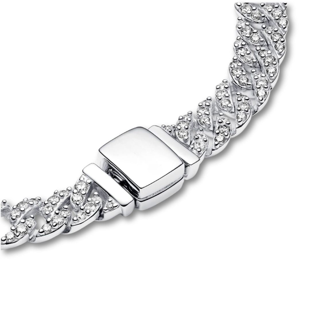 Cubo™ | Gouden moissanite armband
