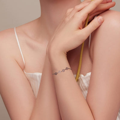 Zilveren hondenpootafdruk armband