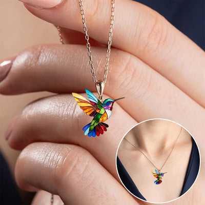 Mooi kolibrie ontwerp ketting