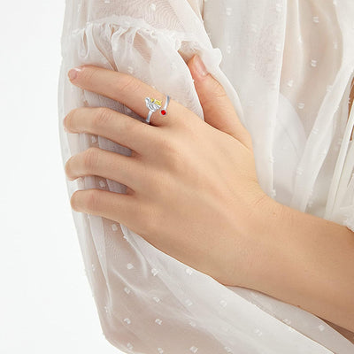 Verstelbare hondenring met meisjesfiguur van Sofies Atelier