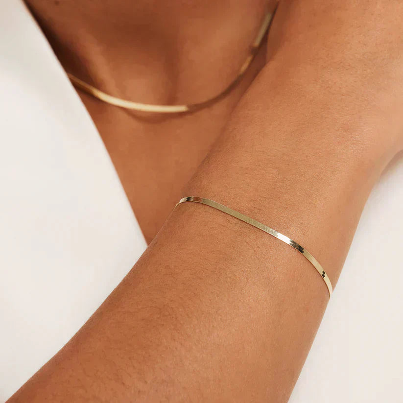 Zon Serpent Armband | Goud