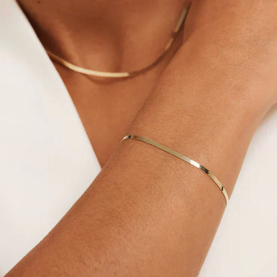 Zon Serpent Armband | Goud