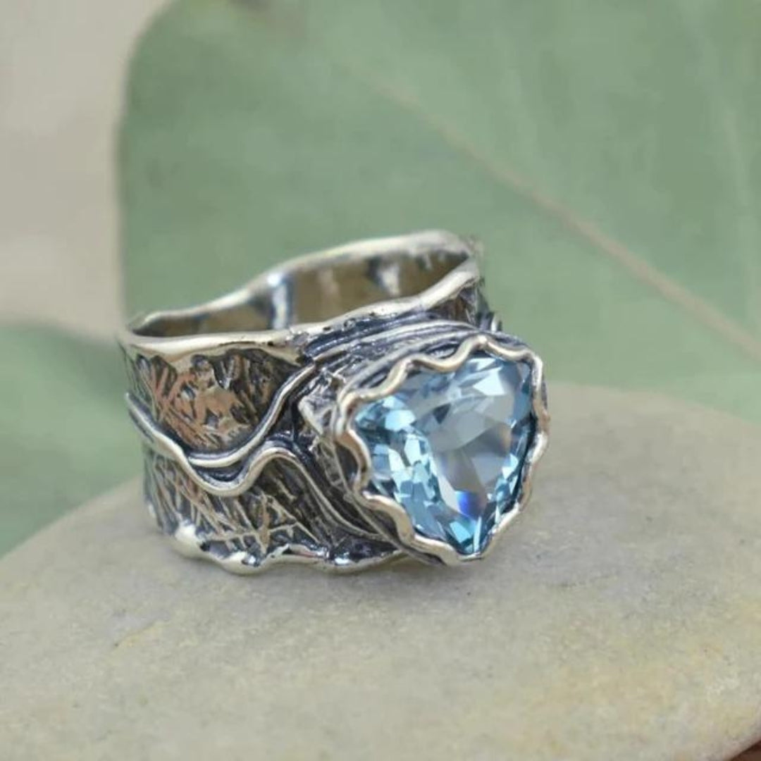 Luxe saffier ring