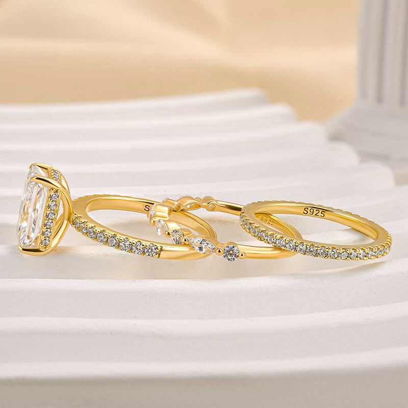 Jaily™ | Gouden 3-delige ringset