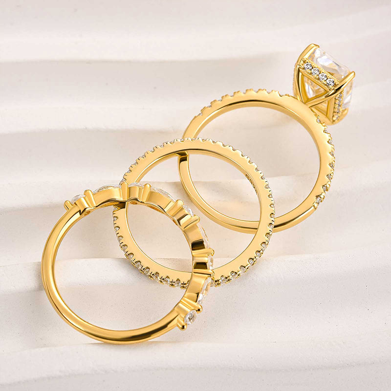 Jaily™ | Gouden 3-delige ringset