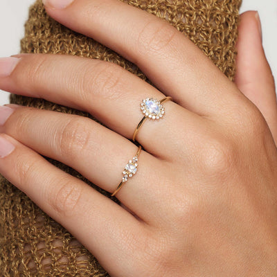 Maansteenring van Sofies Atelier