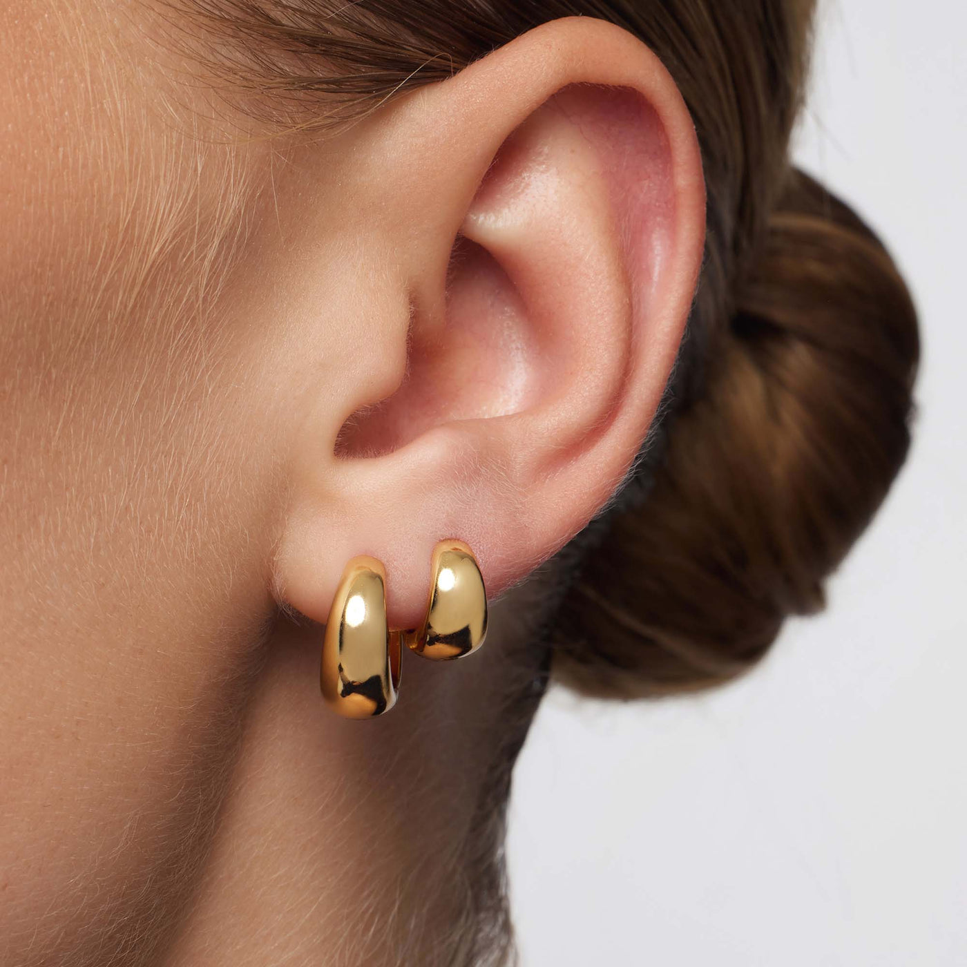 Rue Mini-oorbellen | Goud