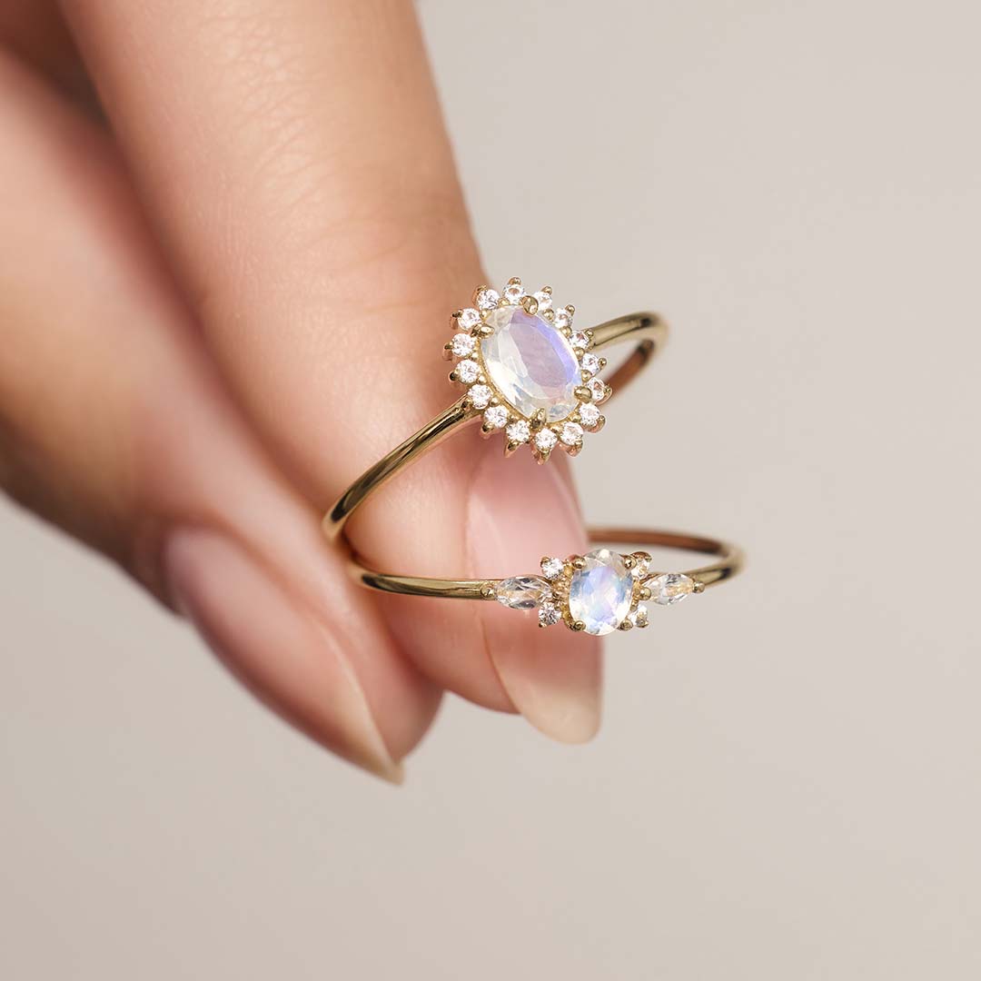 Maansteenring van Sofies Atelier