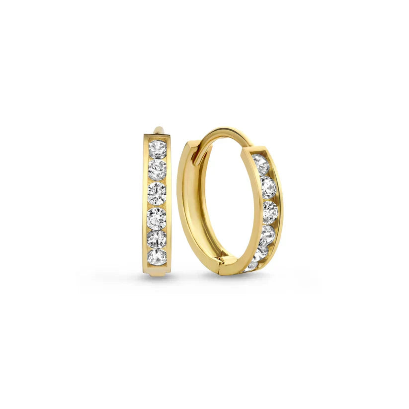 Dara gouden oorbellen set