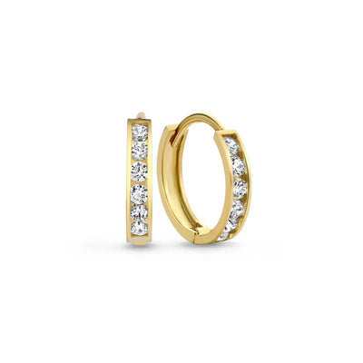 Dara gouden oorbellen set