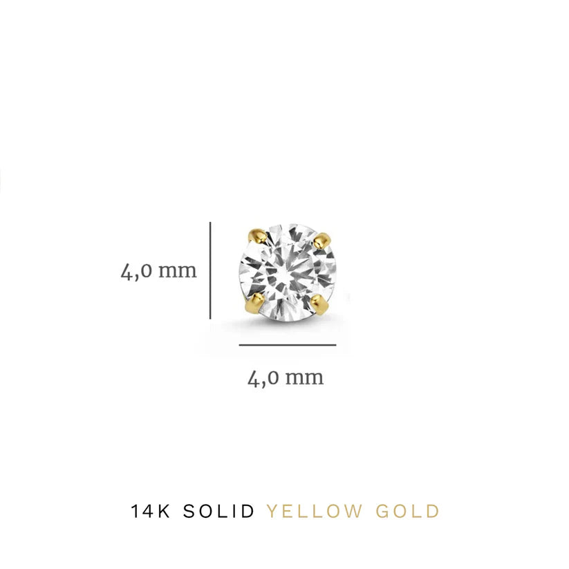 Larmes™ | Gouden steen oorbellen set