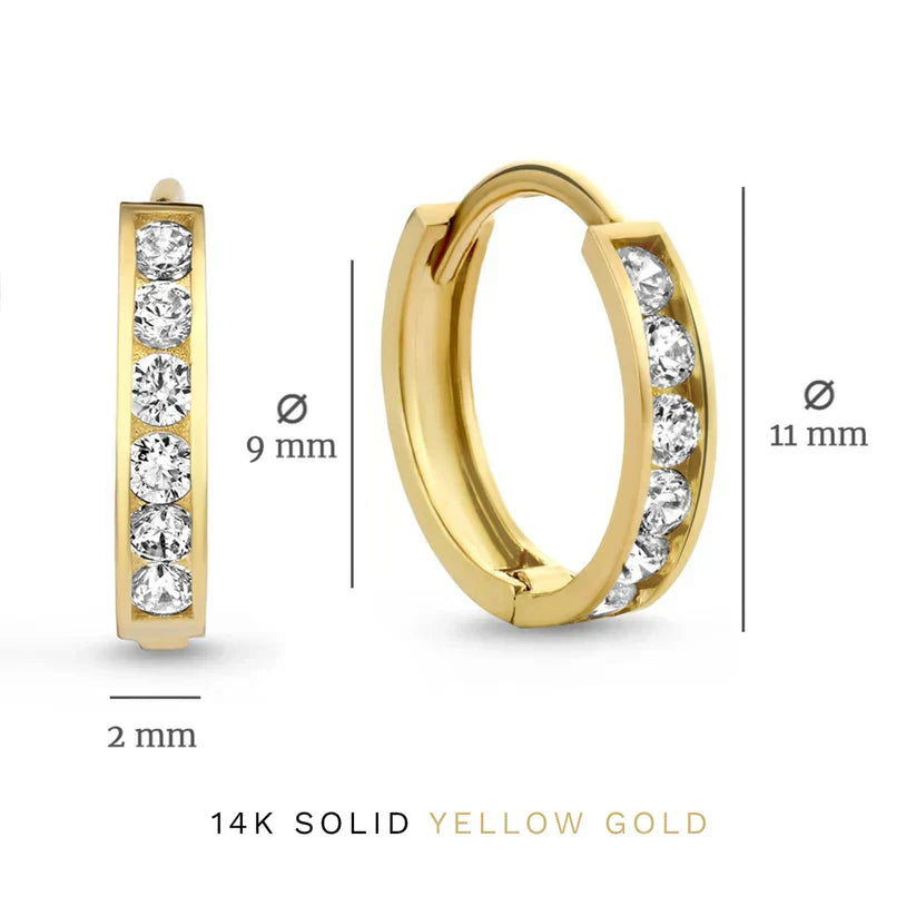 Sofies Atelier | Gouden steen oorringen set