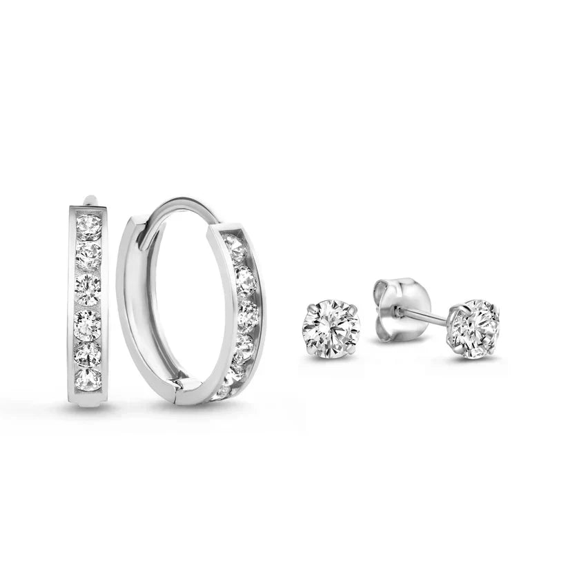 Sofies Atelier | Gouden steen oorringen set