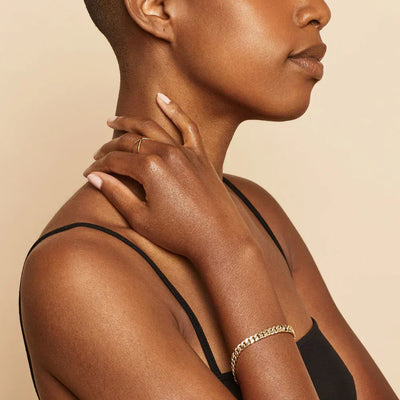 Cubaans armband | Goud