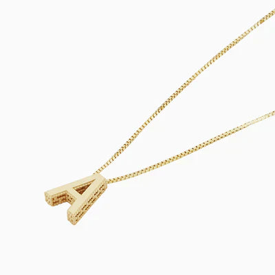 Liefde Notitie | Gouden Initialen Ketting