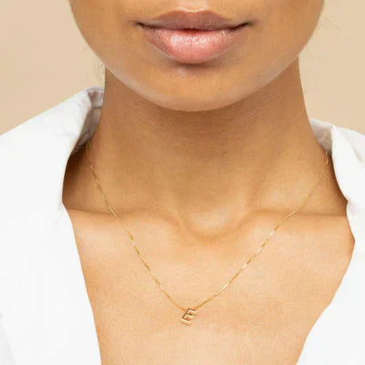 Liefde Notitie | Gouden Initialen Ketting