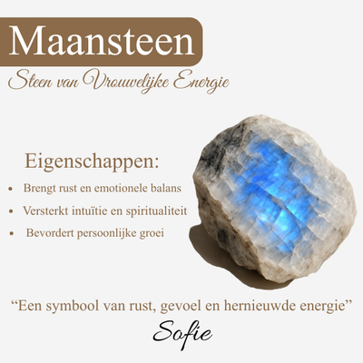 Innerlijke Stem Maansteen Armband