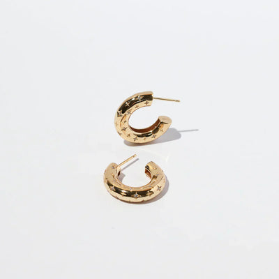 Cosmic hoop-oorbellen | Goud