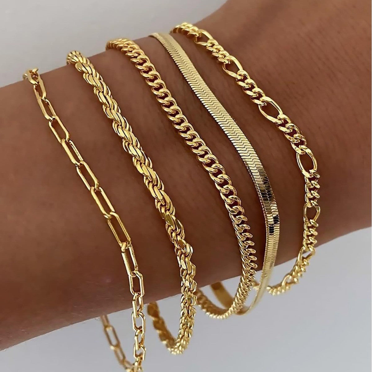Elise™ | Armbandenset Goud