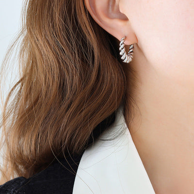 Gouden oorbellen Aurum Twist
