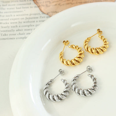 Gouden oorbellen Aurum Twist