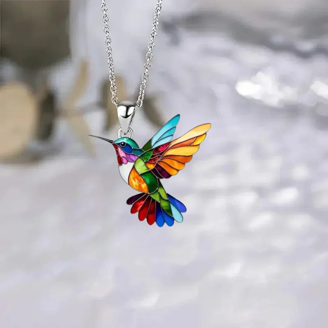 Mooi kolibrie ontwerp ketting