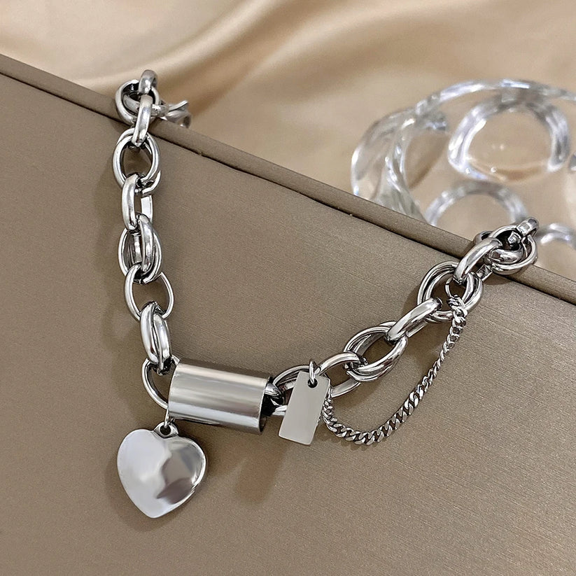 Gouden chunky armband