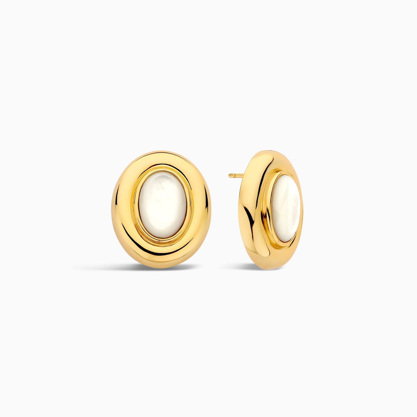 Giselle parel oorbellen | goud