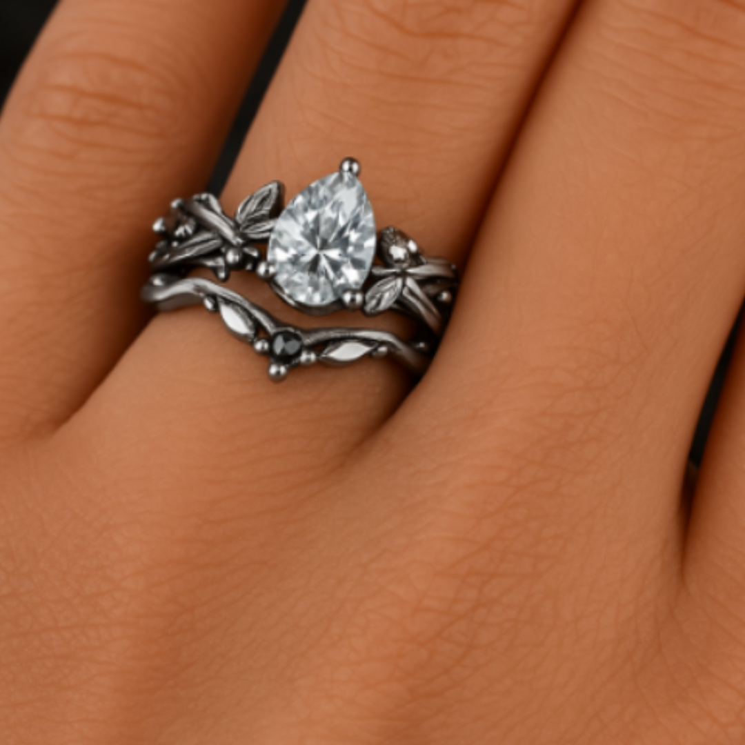 Doretta zilveren maansteenring