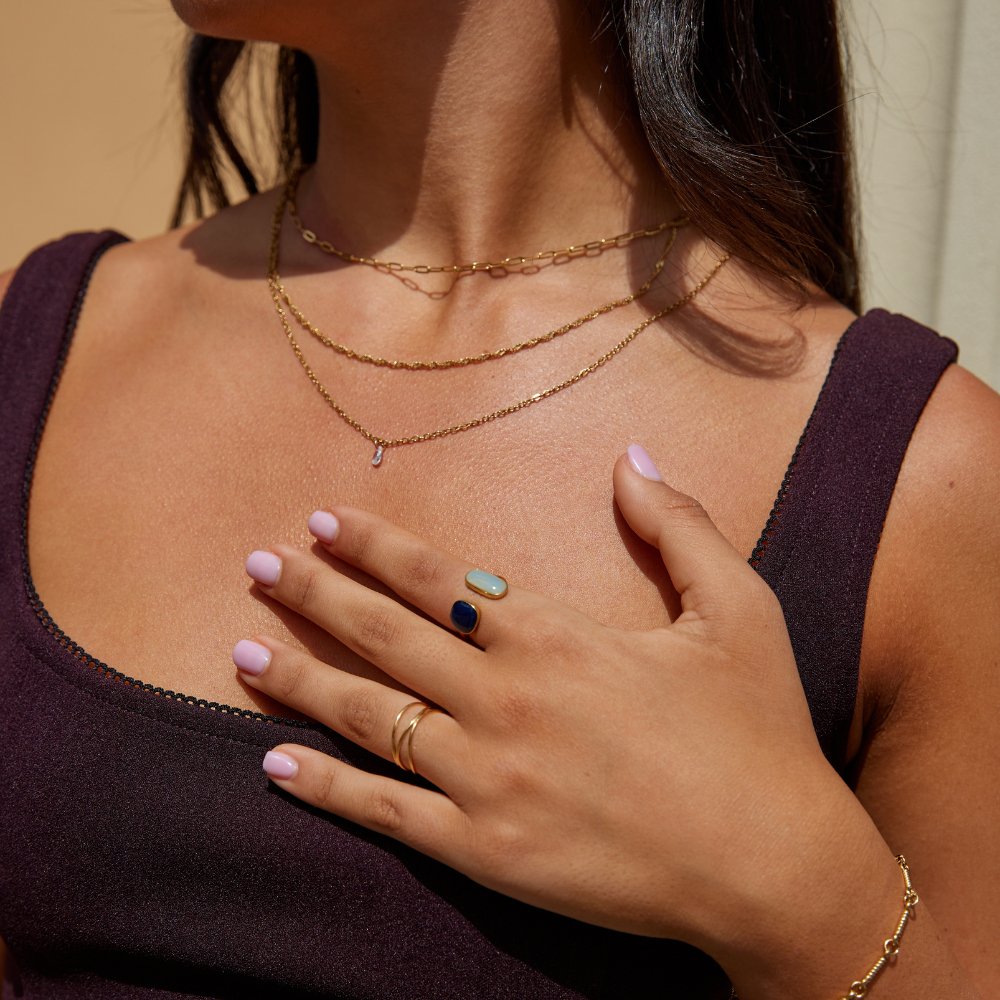 Ren Unilink ring | Goud