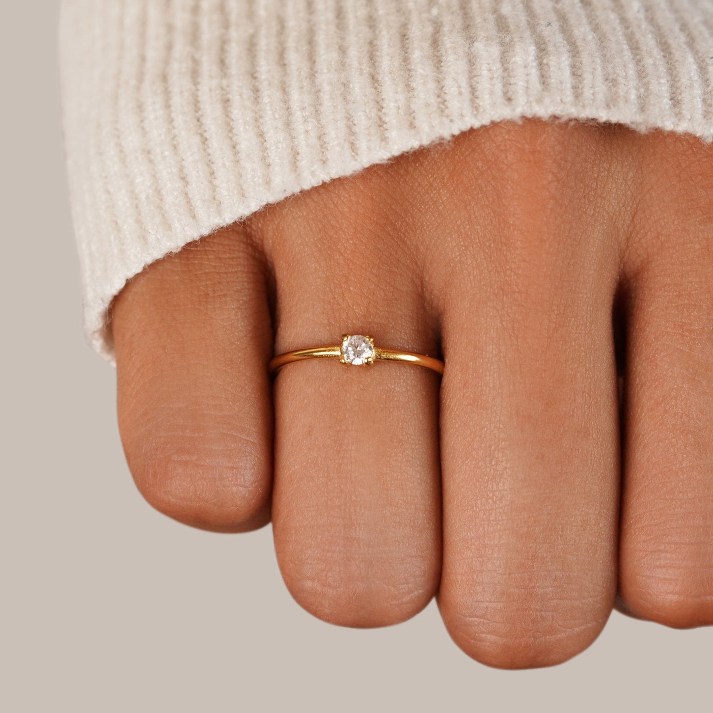 Gouden ringen met geboortesteen | Goud