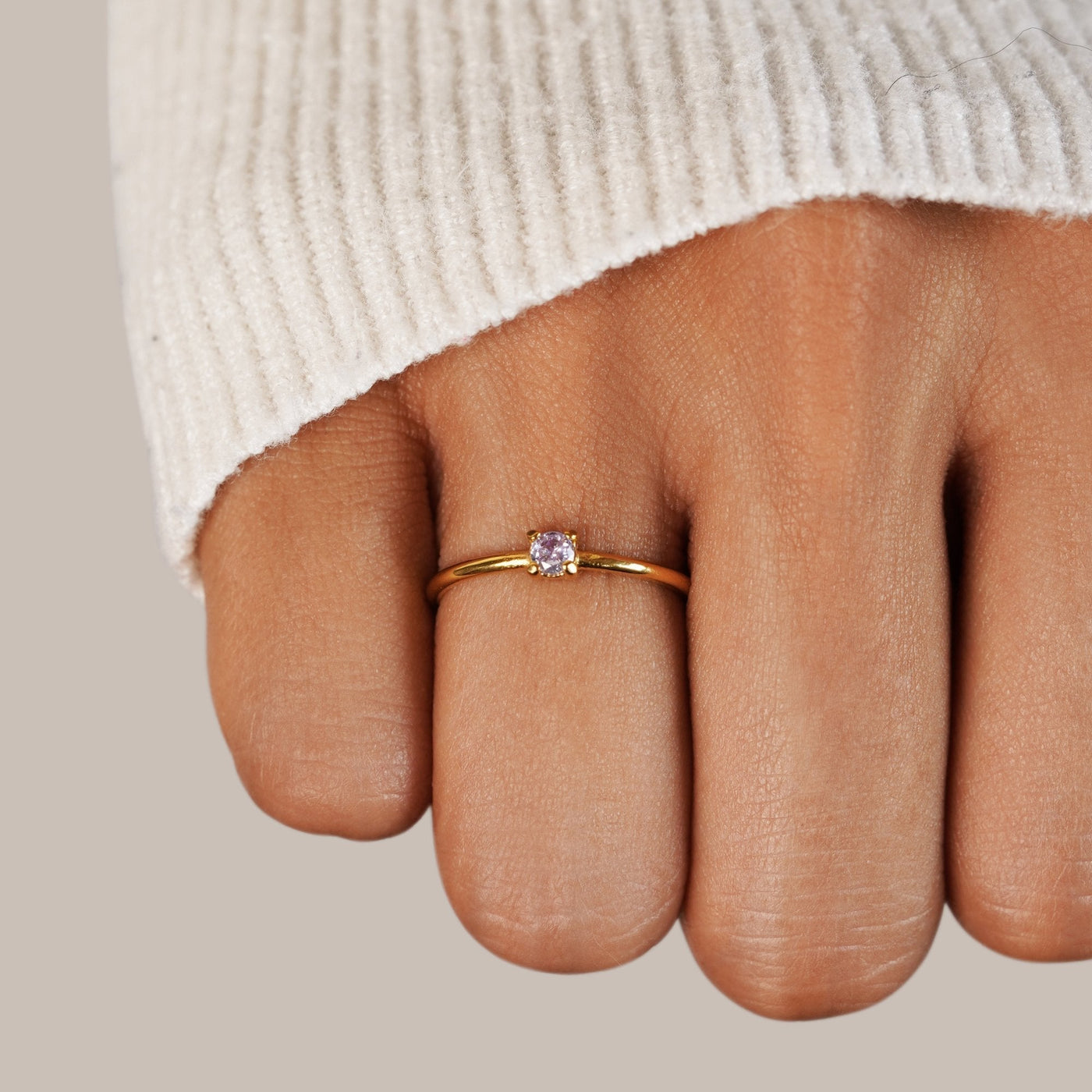Gouden ringen met geboortesteen | Goud