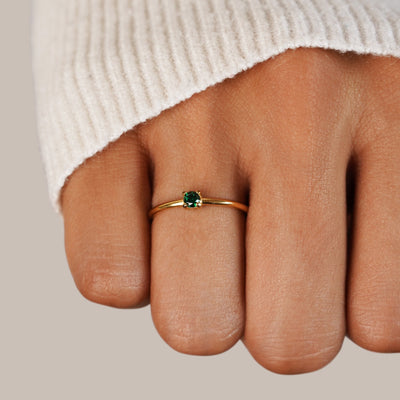 Gouden ringen met geboortesteen | Goud