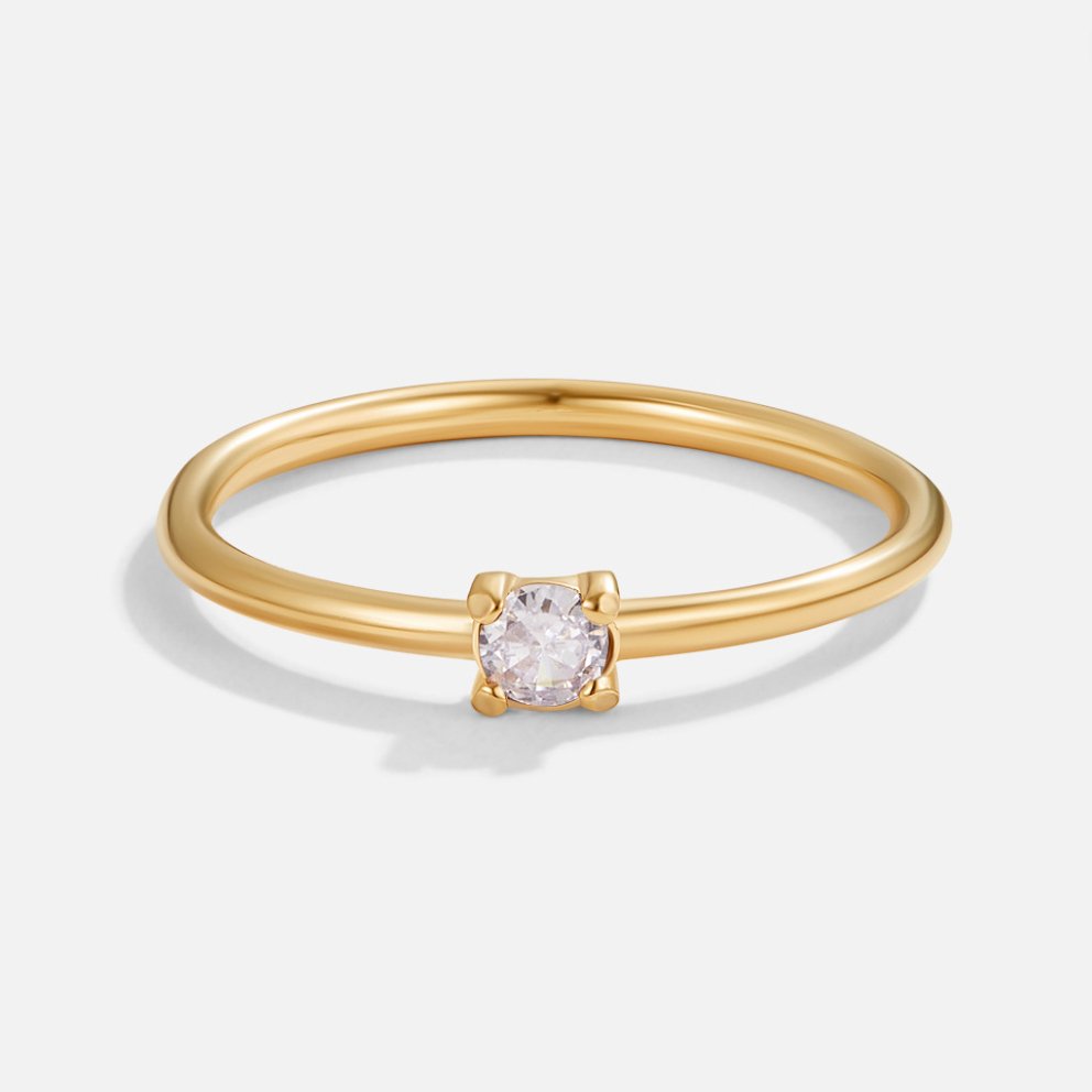 Gouden ringen met geboortesteen | Goud