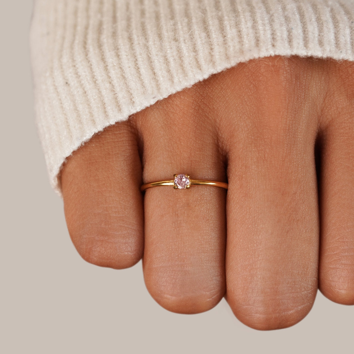 Gouden ringen met geboortesteen | Goud