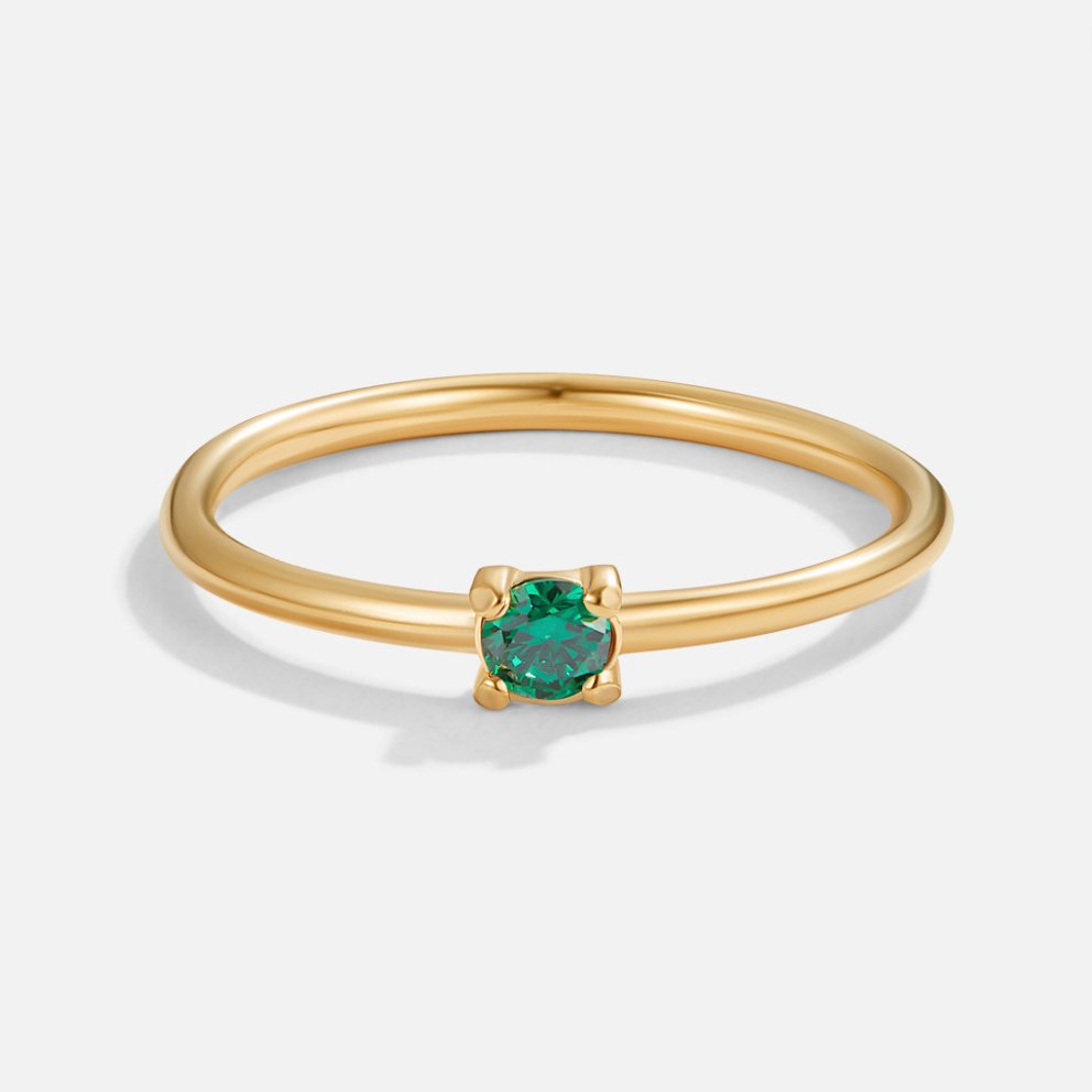 Gouden ringen met geboortesteen | Goud