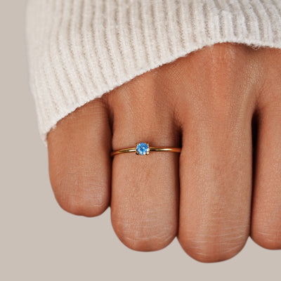 Gouden ringen met geboortesteen | Goud