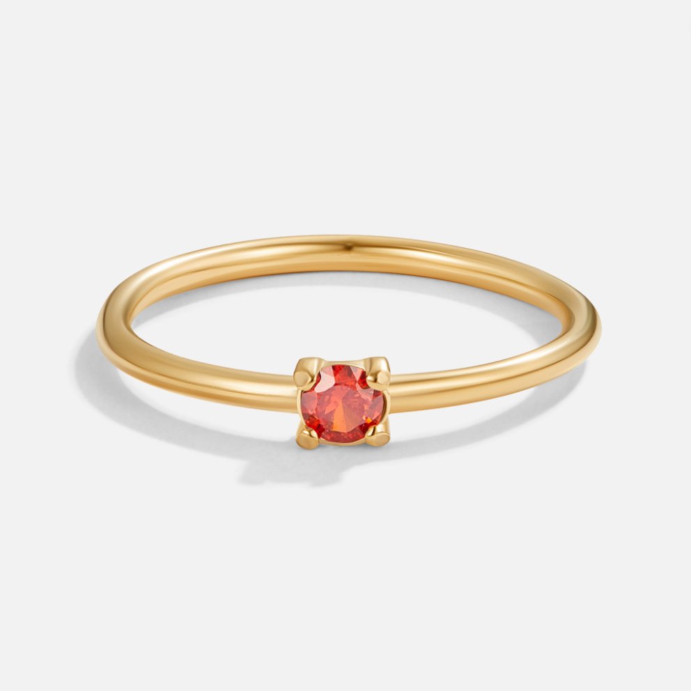 Gouden ringen met geboortesteen | Goud