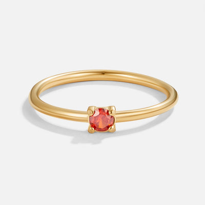 Gouden ringen met geboortesteen | Goud