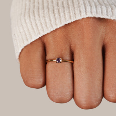 Gouden ringen met geboortesteen | Goud