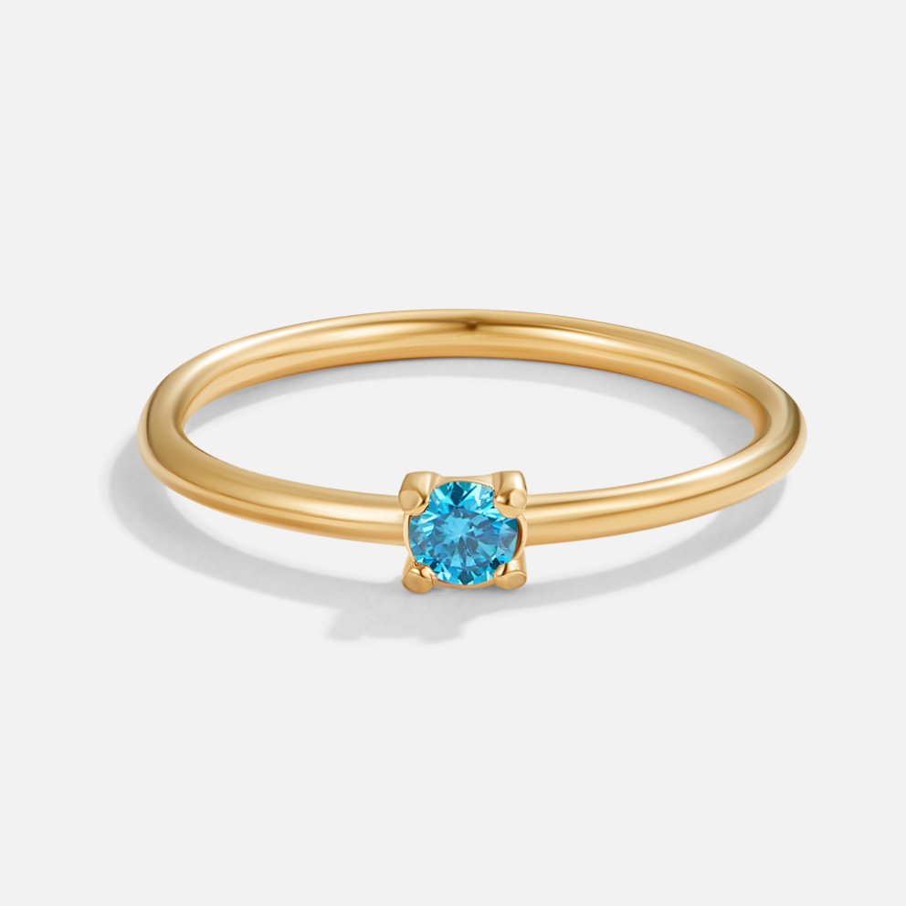 Gouden ringen met geboortesteen | Goud