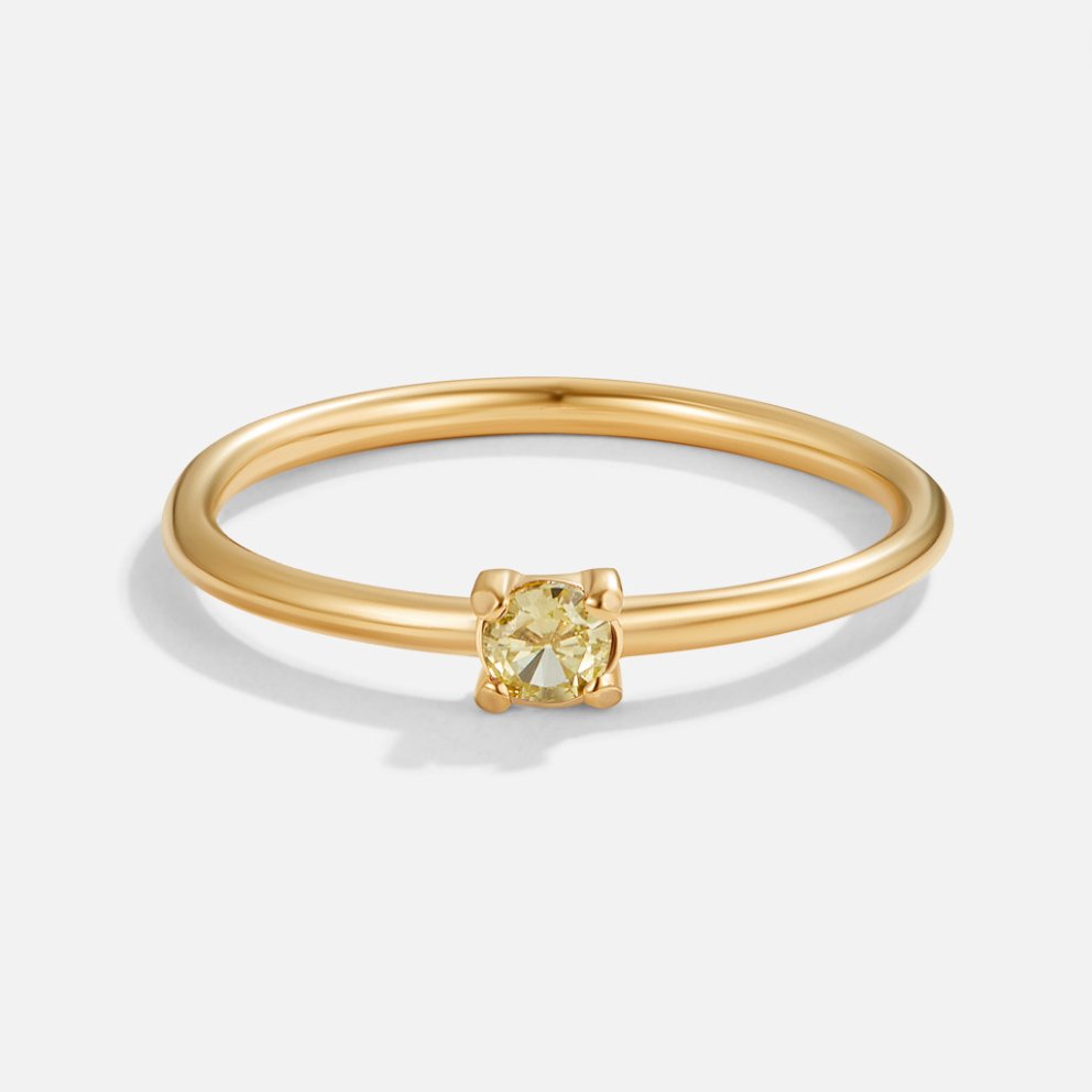 Gouden ringen met geboortesteen | Goud