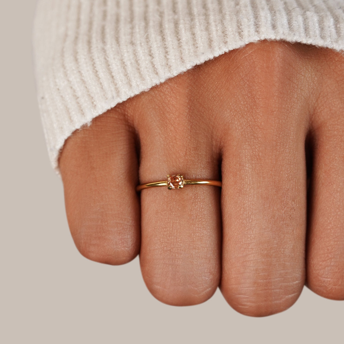 Gouden ringen met geboortesteen | Goud