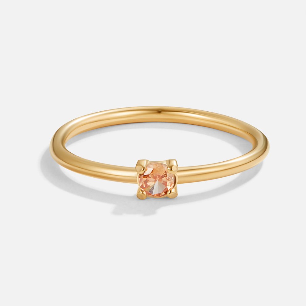 Gouden ringen met geboortesteen | Goud