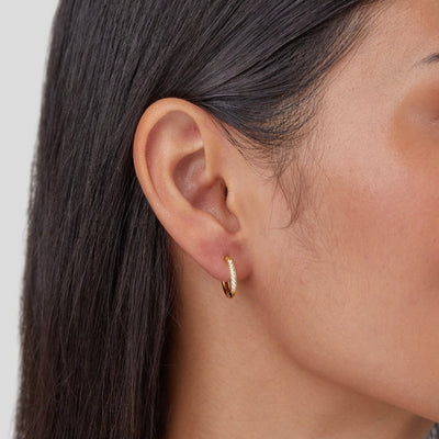 Eternity oorbellen | goud