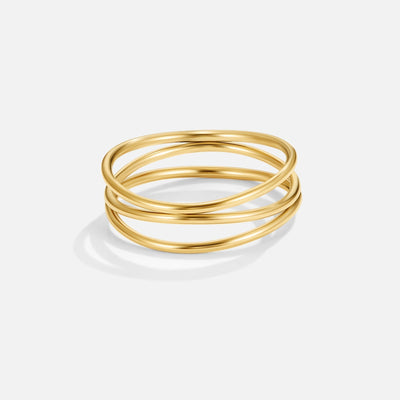 Infinity Loop Oneindigheidsring | Goud