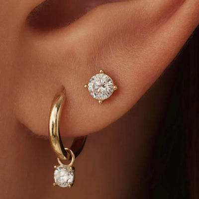 Larmes™ | Gouden oorbellen